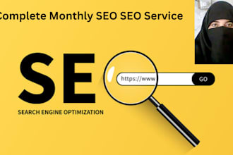 monthly SEO service on page off page technical optimization