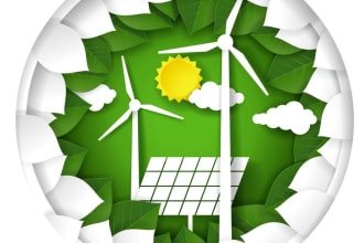 do make an modern custom solar logo