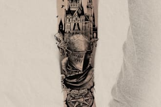 do ancient warrior tattoo design