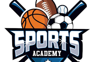 design a professional modern sports logo