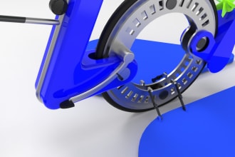 create 3d product or cad designs with high resolution rendering