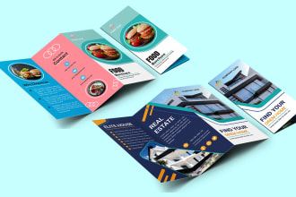 design brochure, trifold, catalog, magazine, flyer