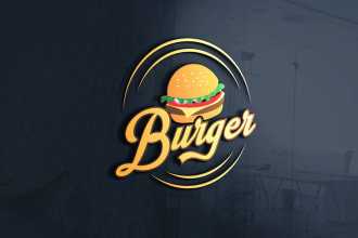 design burger, pizza, bbq, fastfood and restaurant logo