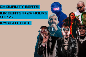produce a professional trap and rap beat
