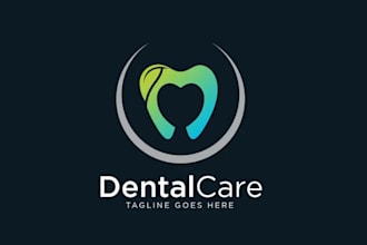 design creative dental logo with new concept in 1 day