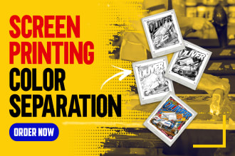 do color separation for your screen printing design