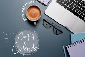 create a content calendar for social media