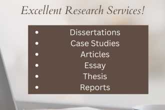 assist in dissertations, case study analysis, and reports