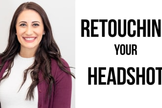 professionally retouch edit your business headshots, portraits within hours