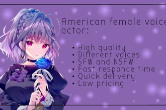 be your female voice actor