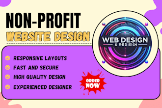 design nonprofit website for charity donation ngo fundraising with wordpress