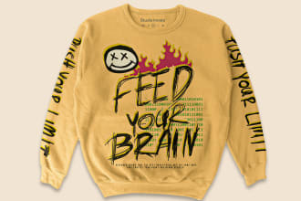 design your streetwear brand and custom hand drawn hoodies