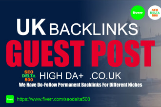 do uk guest post to provide uk backlink on high da uk blogs