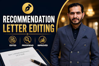 edit and proofread your recommendation letter, lor, or reference letter