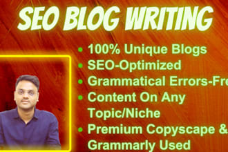 do SEO blog writing that brings huge traffic