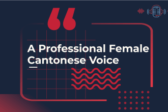 a professional female cantonese voice