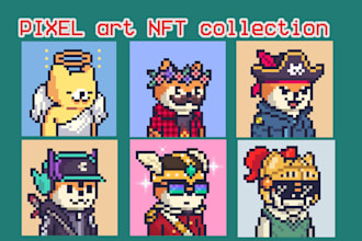 creat pixelart for your nft colection