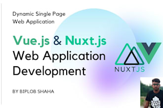 be your nuxt js and vue js developer
