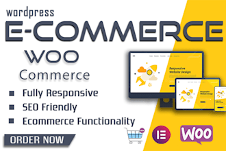 develop user friendly ecommerce website with woocommerce