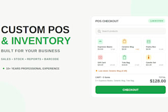 develop a custom pos and inventory management system