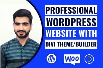 be divi expert for divi wordpress website using divi theme, divi builder