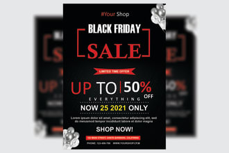 do  black friday flyer ,event flyer and poster design