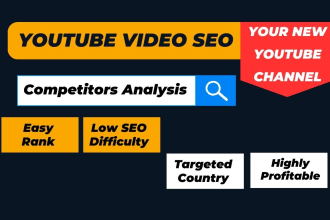do youtube video SEO and organic promotion