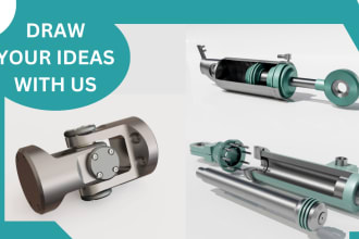 do mechanical drawing and product design in autocad and solid works