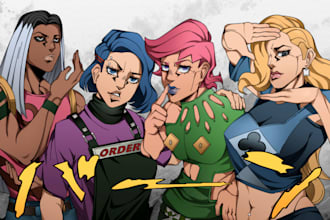 draw anything you want in jojo bizzare adventure anime style