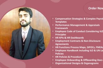 provide complete HR services as a HR consultant to your valuable business