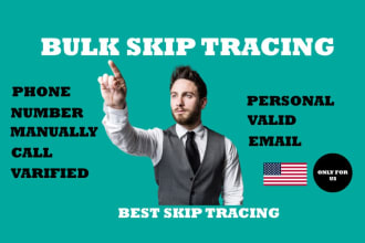 provide motivated seller and cash buyer leads with skip tracing