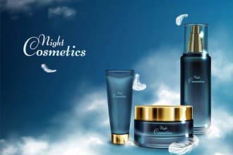 do stunning cosmetics product packaging and label design