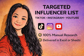 create a targeted lead list for instagram outreach
