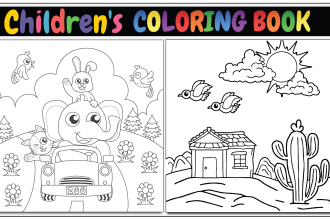 make KDP coloring book pages for children and adults