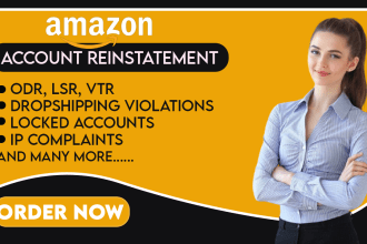 write letter for amazon account reinstatement and amazon account suspension, poa