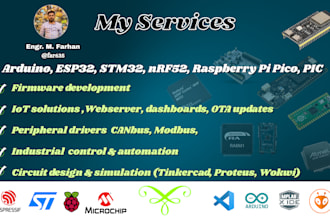 code arduino, esp32 ,stm32 and pic mcu custom projects