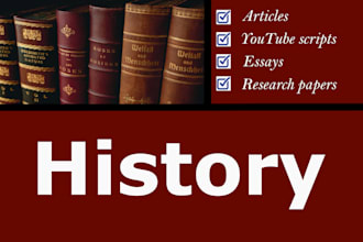 write enlightening article on history