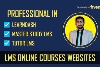 develop wordpress lms website using learndash, tutor lms