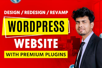 design, redesign, build, revamp wordpress website, ecommerce website development