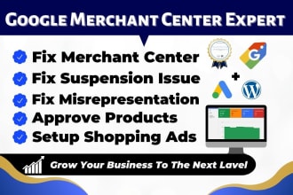 fix your google merchant center suspension and run shopping ads