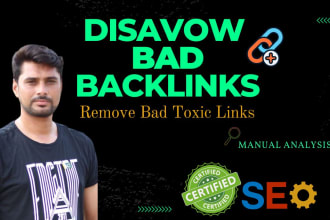 do disavow backlinks and remove your spam and toxic links