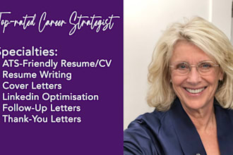 edit resume, CV, cover letter, linkedin for CEO, vp, svp