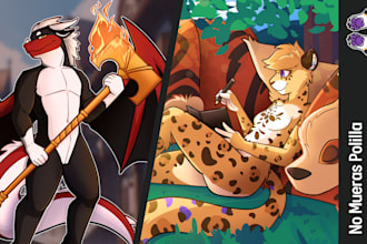make furry art of your character