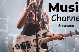 design spotify web banner design for your music band
