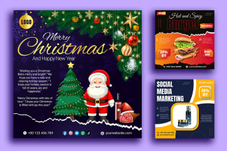 design social media post, banner, flyer, and creative ads