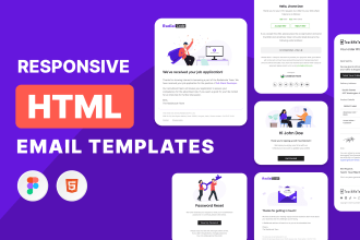 design responsive HTML email templates