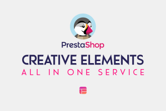 provide prestashop creative elements all in one service