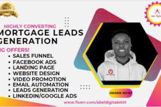 mortgage leads mortgage website mortgage sales funnel mca leads business loan