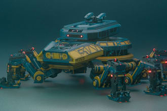 3d model high quality game assets and concept art