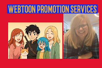professionally promote your webtoon manga or comic to boost visibility